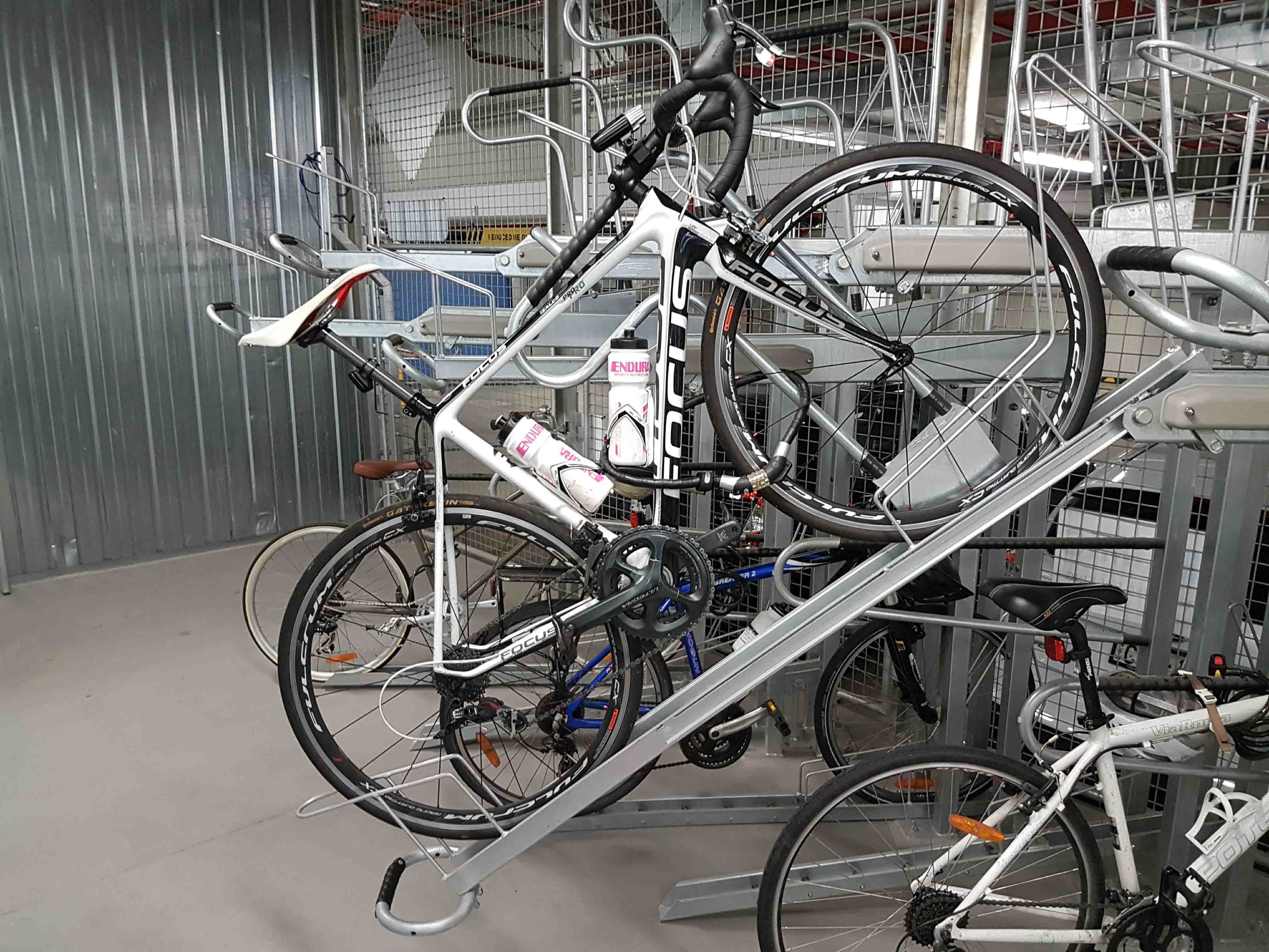 Bike Rack With Ramp Double Height